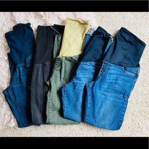 *BUNDLE* 5 Pairs of Maternity Jeans